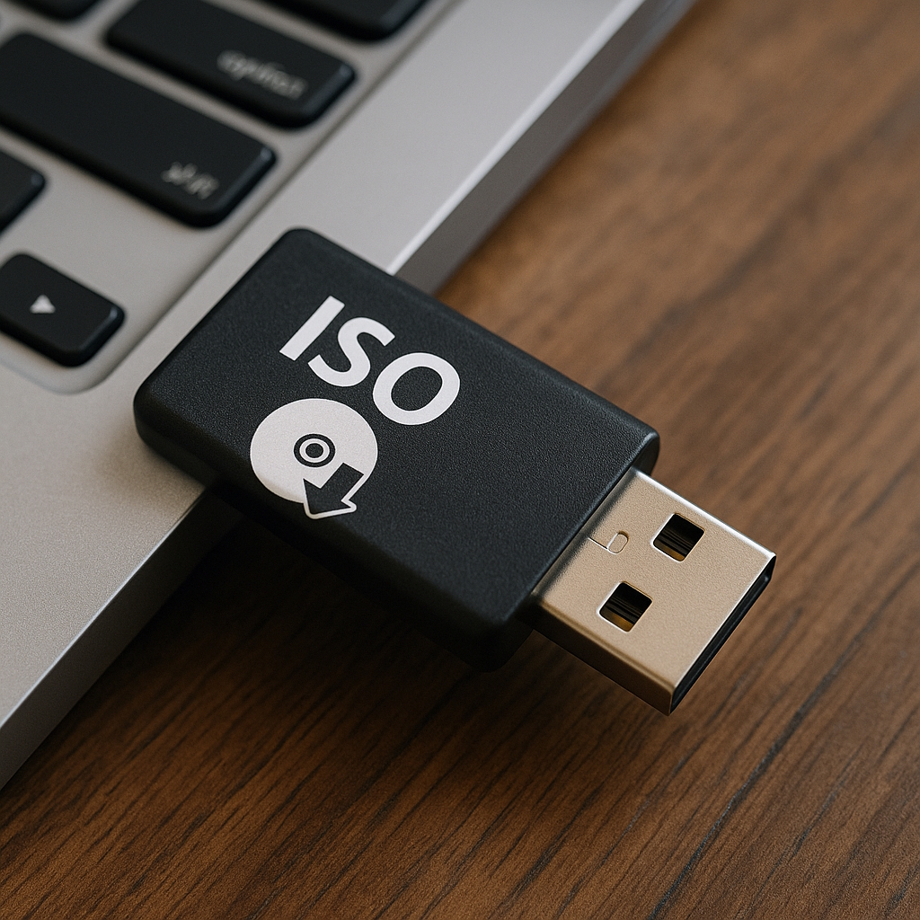 USB-Stick auf Laptop