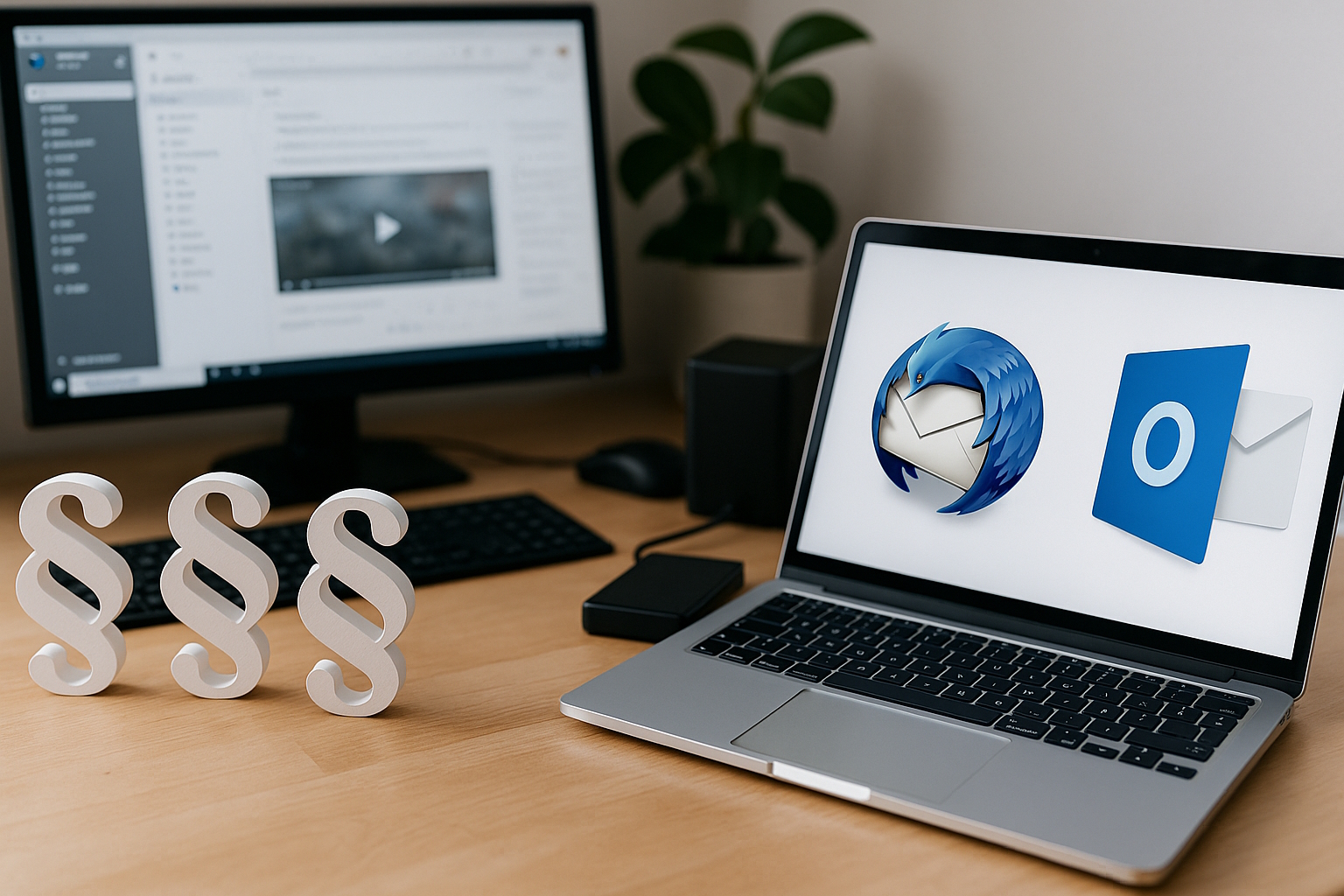 Illustration einer E-Mail-Archivierung